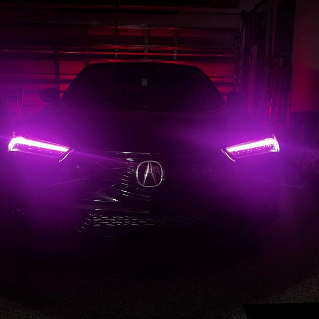 Black Headlight Amber Side Marker Overlay Decals – For Acura RDX (2019-2025)