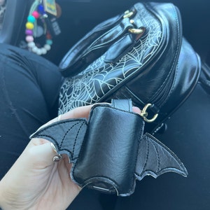 Bat Wing Vegan Vinyl Luggage Tag Travel Keychain Info - Etsy