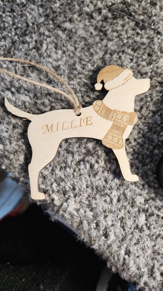 Custom Christmas Dog Decoration