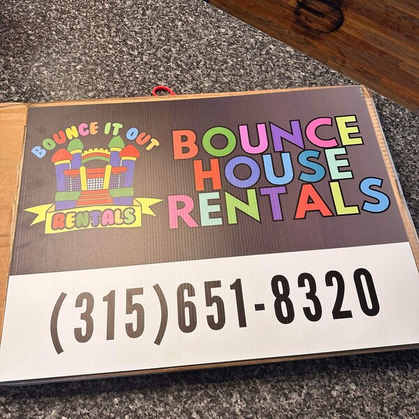 48 Custom Yard Signs FAST - Etsy