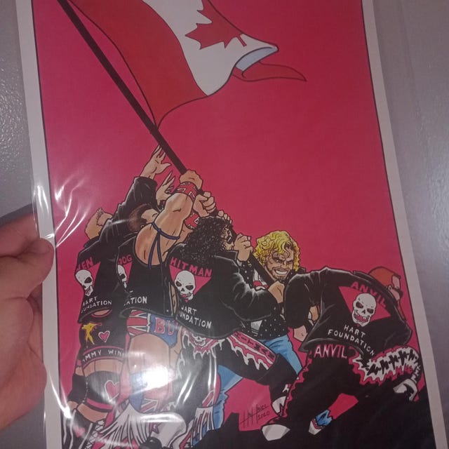 アメコミ HART FOUNDATION Hart Foundation 97 - 11x17 Fine Art Print - Etsy