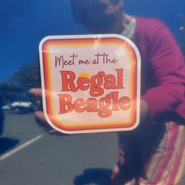 Mrs Roper| Regal Beagle | Funny Sticker | Laptop Sticker | Die Cut