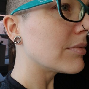 A Pair of Vicious Serpent Snake Ear Gauge Tunnel Plug-steel - Etsy