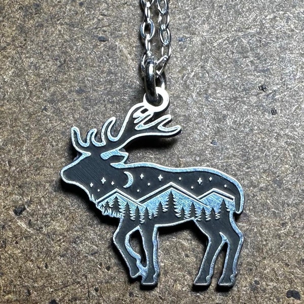 Utah Round Cut-Out Necklace - The Bearded Jeweler main image 0