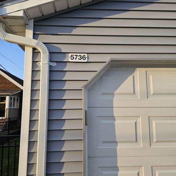 8x4 Reflective Custom Address Sign - Etsy