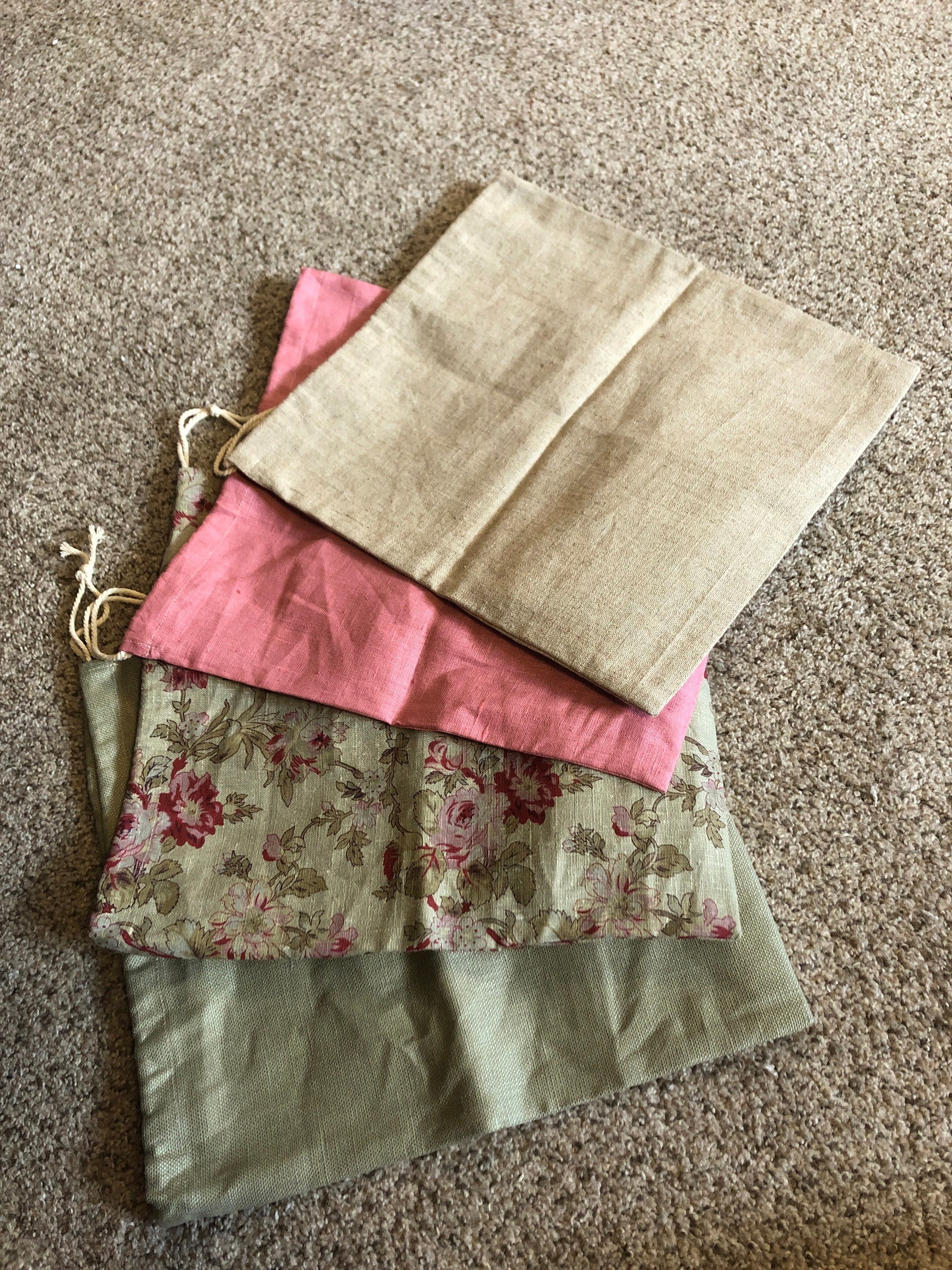 Linen Bread Bag, Bread Bag for Homemade Sourdough Bread, Reusable Produce Bag, Food Storage, Made in USA, Bread Baker Gift