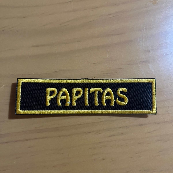 1 by 4 Inch Custom Embroidered Name Patch - Iron on or Hook and Loop ...