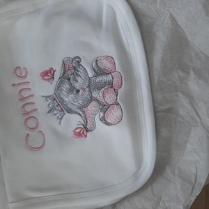 personalised shawl blanket