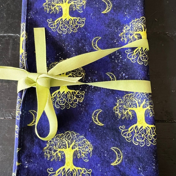 Tarot Wrap Bag Pouch Bat Coffin, Ribbon Tie, Tarot Mat - Etsy