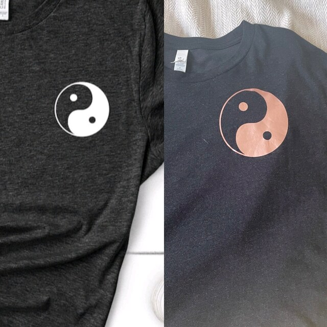 Yin Yang T Shirt, Inspirational T Shirt, Chinese Ying Yang Tee