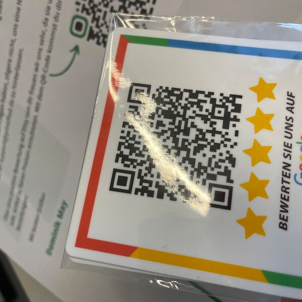 Google Review Sticker - Review Us on Google – QR Code Sticker for More ...