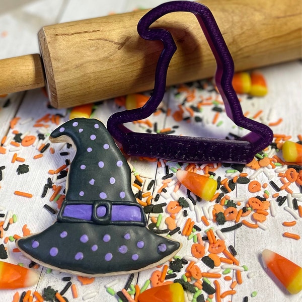 Witch Hat Cookie Cutter or Fondant Cutter and Clay Cutter - Etsy