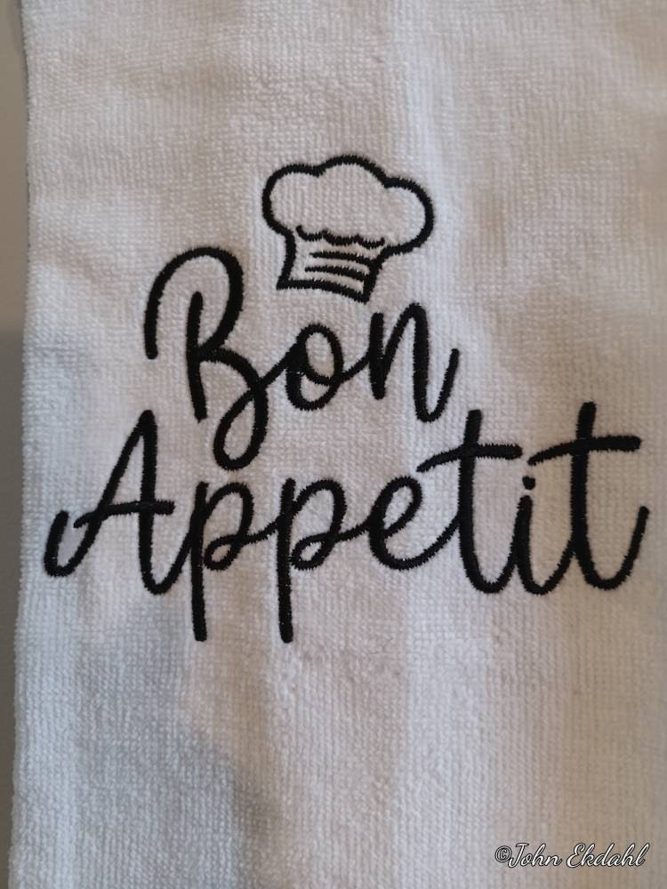 Customer photo for Bon Appetit - Embroidery design