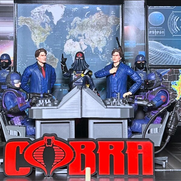 Custom 1:12 Scale Mission Control Radar Briefing Room Diorama Prop ...