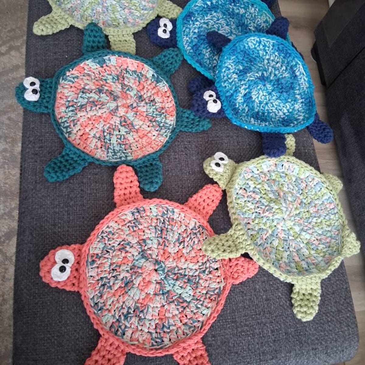 Gehäkelte Boden-Schildkröte von Diane