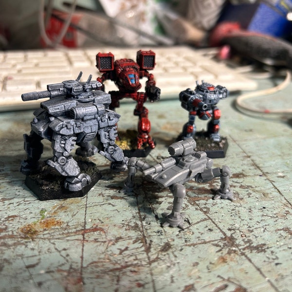Caesar, Alternate Battletech Mechwarrior Miniature WITH BASE - Etsy