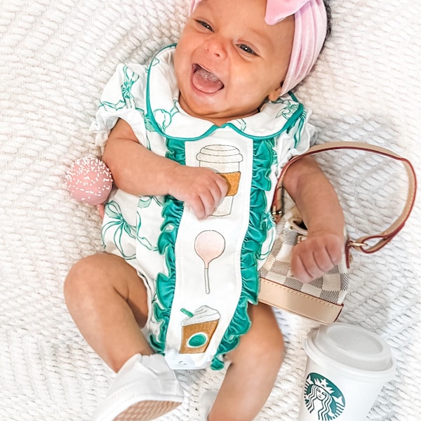 Cristina Green Gingham Handsmocked Girl Set main image 1