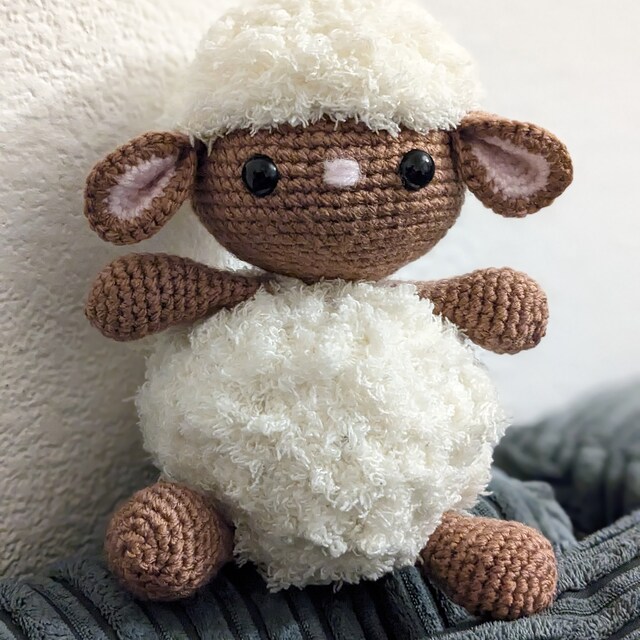 あみぐるみかぎ針編みパターン - 羊のサディ - Etsy 日本