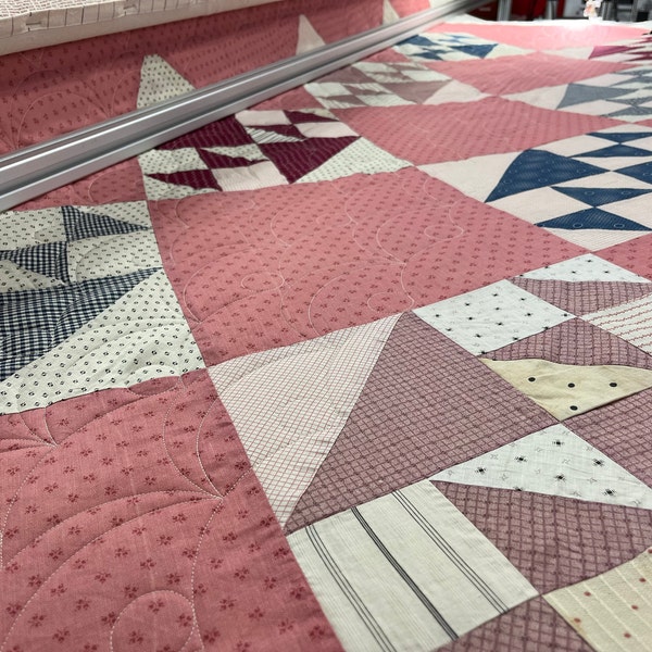 Easy Clamshell Hold on Pantograph | Digital Longarm Quilting Pattern ...