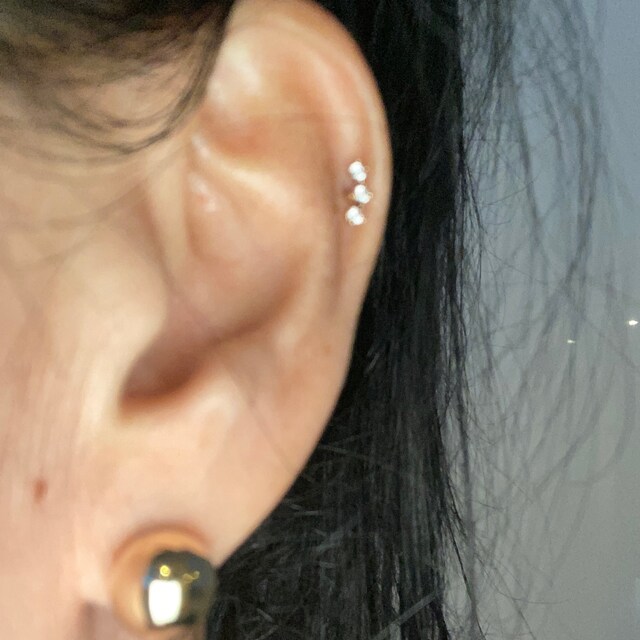 18K Gold Ball / Sphere / Glove Stud Earring (ピアス・ペア） 18K Gold Ball / Sphere / Glove Stud Earring（ピアス・ペア）