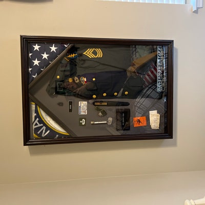 Military Uniform Shadow Box FREE SHIPPING Lower 48 States Only Etsy