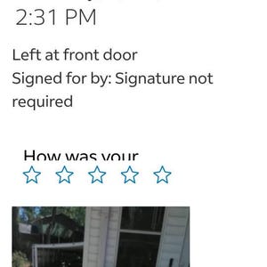 Inactive account added a photo of their purchase