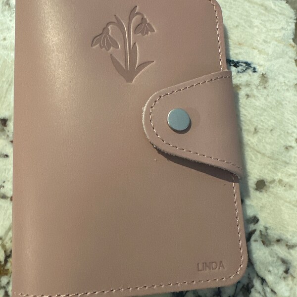 Yellow flower passport cover