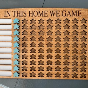10x10 Game Tracker Board Game Tracker Game Challenge Board - Etsy