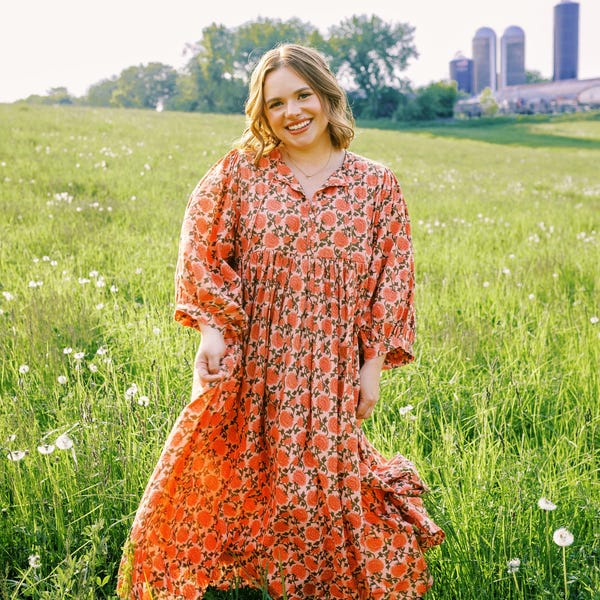 Midi Dress in Indigo main image 0