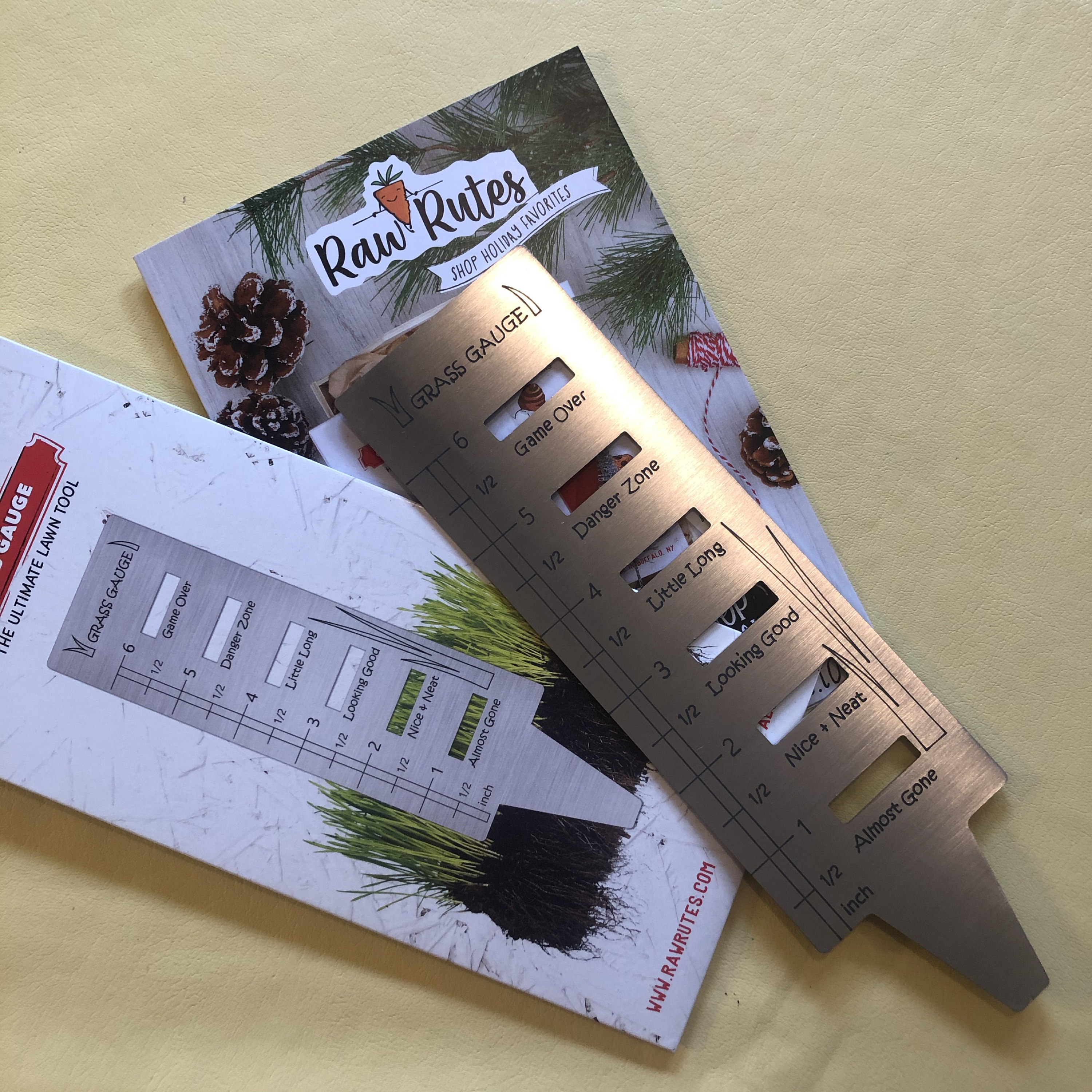 Grass Gauge - Ultimate Lawn Tool - Perfect Gift for Dad