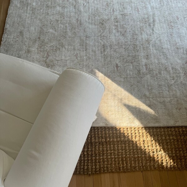 Full Neutral Old Rug , 2.95'' X 5.64'' Area Rug , 3x5 Boho Rug , Muted ...