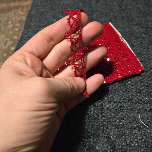French Vintage Light Ecru Cotton Hand Made Bobbin Lace Trim A021 - Etsy