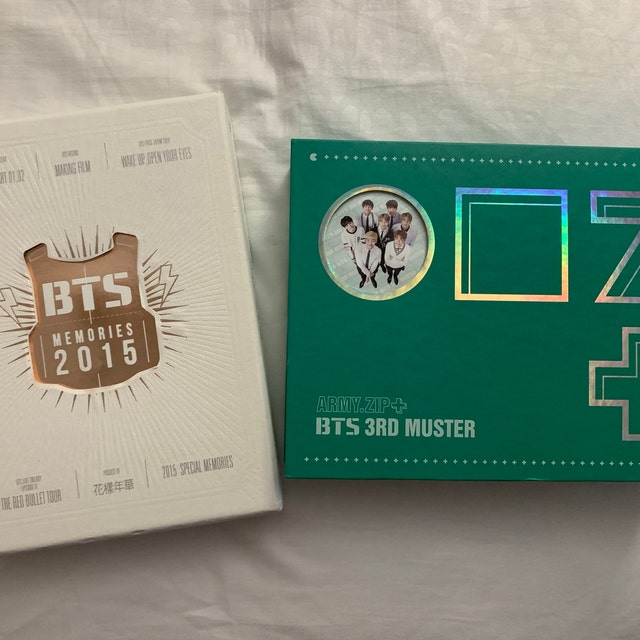 Used BTS Memories of 2015 Booklet 3 DVD Set K-POP Bangtan