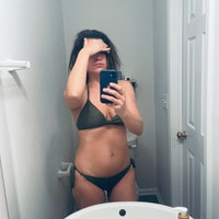 Olive Green Thong Swimsuit, Yoga Activewear, Boho Bodysuit dorin