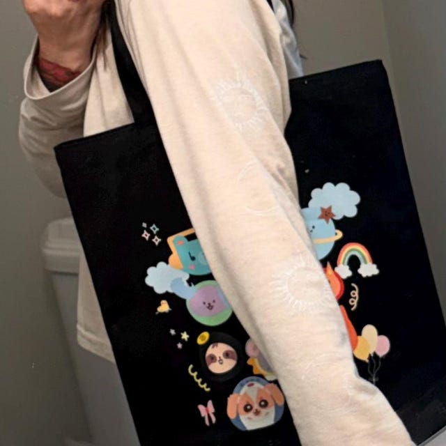 GMMTV Thai BL Mascot Tote Bag: LOL Fanfest 2025 Cotton Canvas