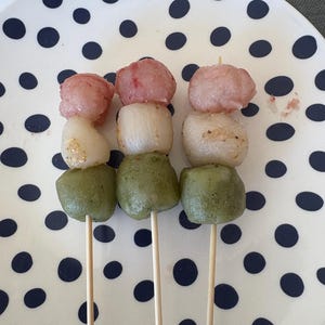 DIY Kit Hanami Dango Mochi Rice Cake Free Shipping 10 Skewers 30