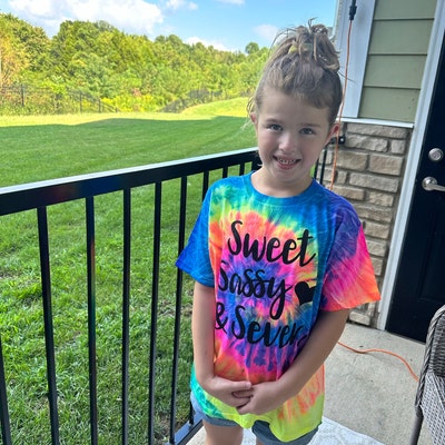 minty rainbow tie dye