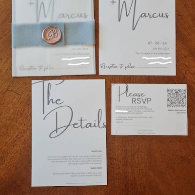 Modern Wedding Invite Suite Template Wedding Suite With Modern ...