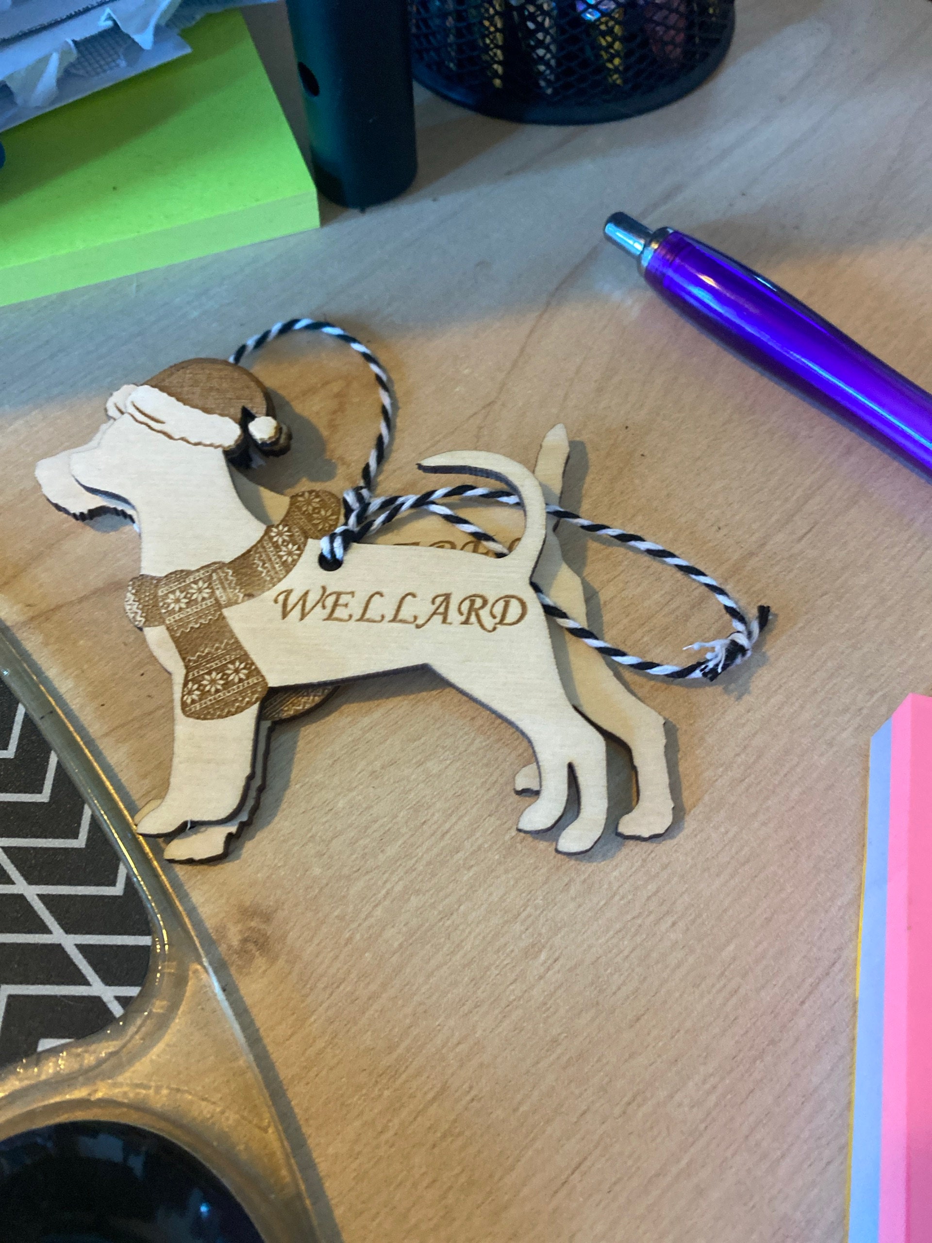Custom Christmas Dog Decoration