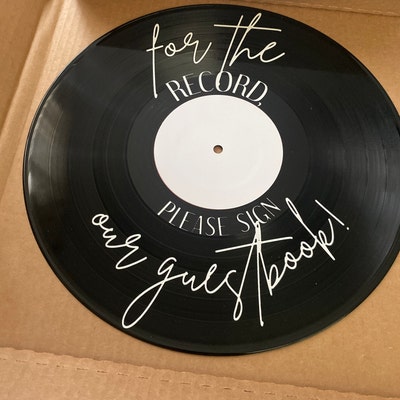 For the Record, Please Sign Our Guestbook Record Guestbook Sign Sign ...