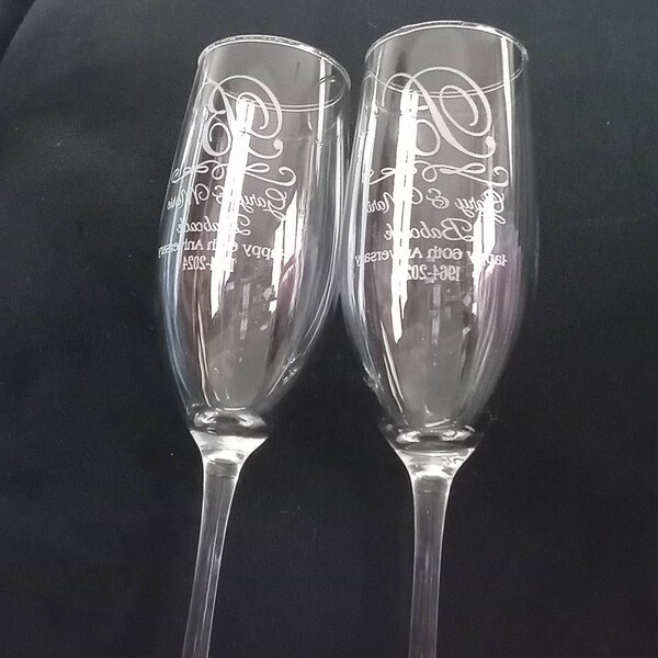 Personalized Wedding Glasses, Custom Wedding Glasses, Wedding Beer ...