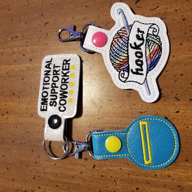 Aldi Quarter Keychain NEW Improved Genuine Leather