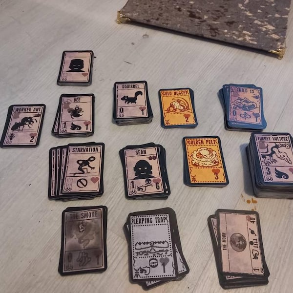 Inscryption Card Game With 229 Cards. REAL 2 Players Game W/extras - Etsy