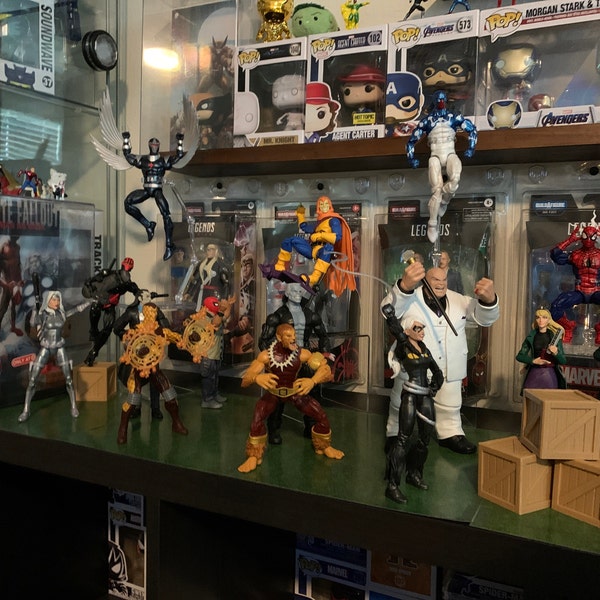 Miniature Wooden Crates (TEXTURED Version) Diorama PROPS ONLY Action ...