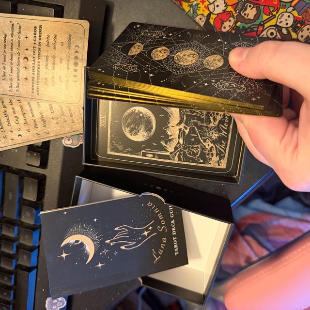 Luna Somnia Tarot Deck with Guidebook & Box - 78 Cards Full Deck