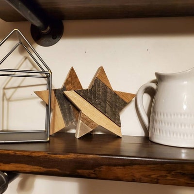 Rustic Home Decor, Farmhouse Decor, Wood Star, Wall Decor, Reclaimed ...