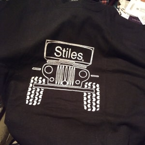 Teen Wolf Stiles Stilinski Jeep T Shirt Etsy