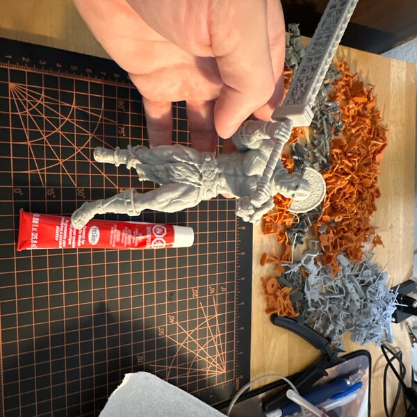 1/35 resin figure model kit Crusader Battle 3D Printing