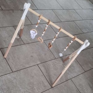 Arche D Eveil En Bois Portique D Eveil En Bois Etsy