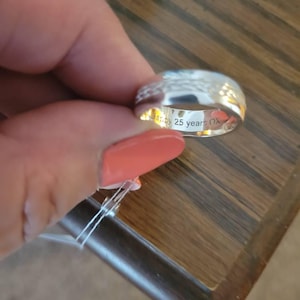 Bague argent large anneau bordure tréssée - Boutique Nirvana